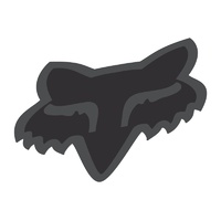 Fox Head Decal 2.5 / Mattblk
