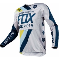 Fox 2018 360 Draftr Jersey Light Grey