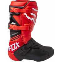 Fox Youth Comp  Boot Buckle Flo Red