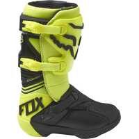 Fox Youth Comp  Boot Buckle Flo Yellow