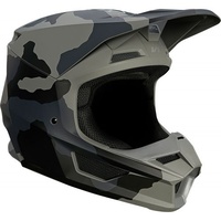 Fox Youth V1 Trev ECE Helmet 2021 Black Camo