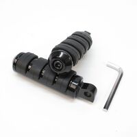 Whites Foot Peg/HD ISO Pillion Male Sml Black