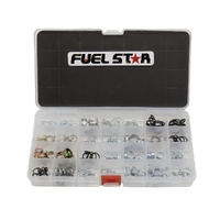 Hose Fuel Clamp Kit - This kit comes with 4 of each Fuel Star fuel line OEM replica clamps, available in sizes from 7-17mm I.D.