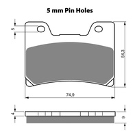 GOLDfren Brake Pads Sintered Sports GF028 - S3 (PH115)