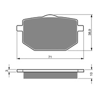GOLDfren Brake Pads GF029 - S3