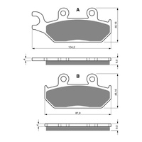 GOLDfren Brake Pads Sintered Sports GF033 - S3 (PR58)