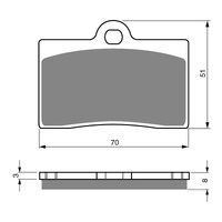 GOLDfren Brake Pads Sintered Sports GF064 - S3 (PH66)