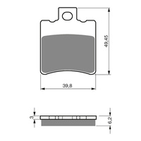 Goldfren Brake Pads GF098 - S3