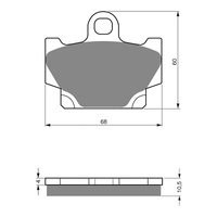 Goldfren Brake Pads GF113 - S3