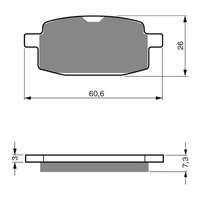 Goldfren Brake Pads GF114 - S3