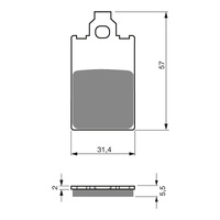 Goldfren Brake Pads GF115 - S3