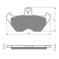 GOLDfren Brake Pads Sintered Sports GF117 - S3 ( PH391 )