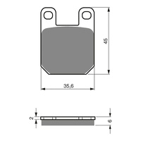 GOLDfren Brake Pads Sintered Sports GF121 - S3 ( PH88 )