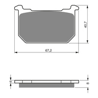 GOLDfren Brake Pads Sintered Sports GF127 - S3 ( PH14 )
