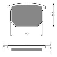 Goldfren Brake Pads GF138 - S3