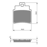 Goldfren Brake Pads GF140 - K5