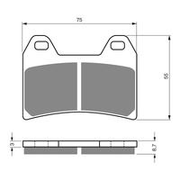 Goldfren Brake Pads GF141 - S3