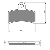 Goldfren Brake Pads GF143 - K5