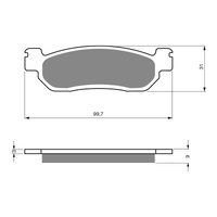 Goldfren Brake Pads GF146 - S3