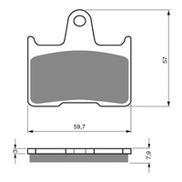 Goldfren Brake Pads GF148 - S3