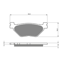 GOLDfren Brake Pads Sintered Sports GF165 - S3 ( PH322 )