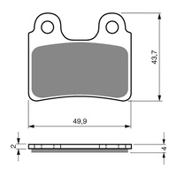 Goldfren Brake Pads GF168 - K5