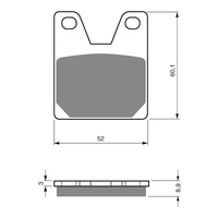 Goldfren Brake Pads GF169 - S3