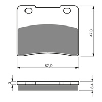 Goldfren Brake Pads GF172 - S3