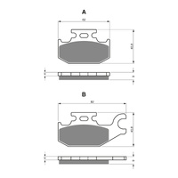 Goldfren Brake Pads GF182 - K5