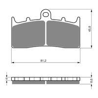 Goldfren Brake Pads GF194 - S3