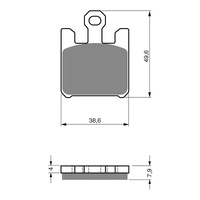 Goldfren Brake Pads GF200 - S3