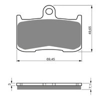 GOLDfren Brake Pads Sintered Sports GF207 - S3 ( PH307 )