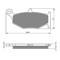 GOLDfren Brake Pads Sintered Sports GF241 - S3 ( PH364 )