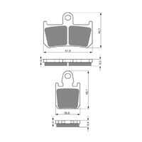 Goldfren Brake Pads GF246 - S3