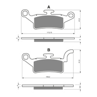 GOLDfren Brake Pads GF330 - S3