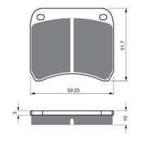 GOLDfren Brake Pads GF365 - GP5