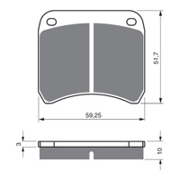 GOLDfren Brake Pads GF365 - GP7