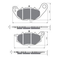 GOLDfren Brake Pads Sintered Sports GF369 - S3 ( P489 )