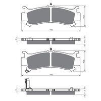 Goldfren Brake Pads GF384 - K5