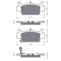 Goldfren Brake Pads GF385 - K5