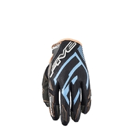 Five MXF Prorider S Road Gloves - Blue/Fluro Orange