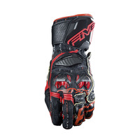 Five 'RFX Race' Racing Gloves - Black/Red [Size: 10 / L]