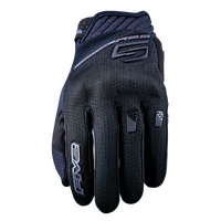 Five 'RS-3 Evo Airflow' Street Gloves - Black [Size: 10 / L]