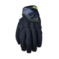 Five 'RS WP' Waterproof Street Gloves - Black/Fluro [Size: 10 / L]