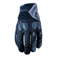 Five 'TFX3 Airflow' Trail Gloves - Black/Grey [Size: 10 / L]