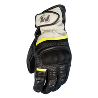 MotoDry 'Advent-Tour' Leather/Textile Road Gloves - Black/Grey