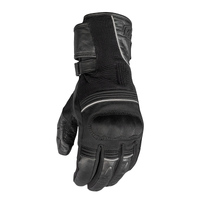 MotoDry 'Everest' Leather/Texture Winter Gloves - Black