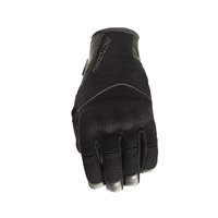 MotoDry 'Star' Leather/Textile Road Gloves - Black [Size: L]
