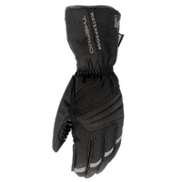 MotoDry 'Thermo' Ladies Textile Winter Road Gloves - Black [Size: L]
