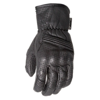 MotoDry 'Tourismo' Leather Road Gloves - Black [Size: 2XL]